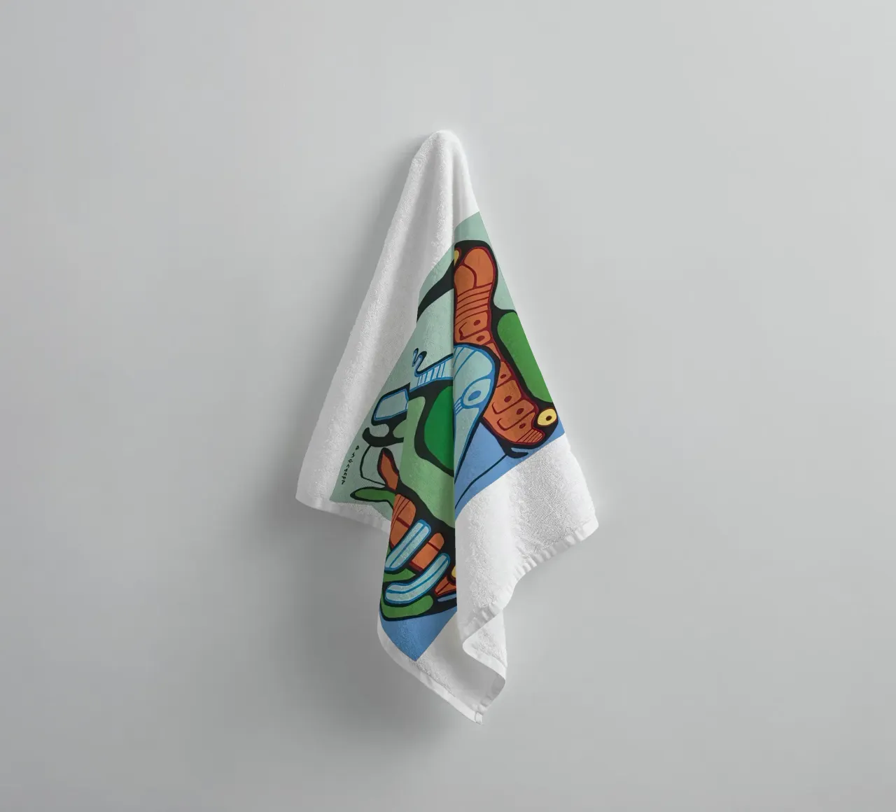 Mirarse los unos a los otros toalla de baño de ARTMAIACREATION