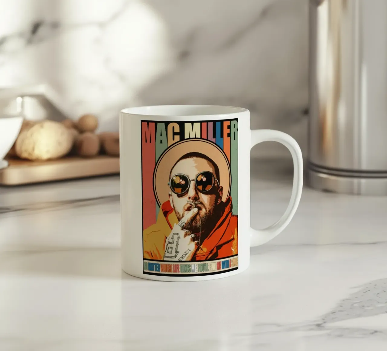 Lo stile divertente di Mac Miller tazza in ceramica da softseilish
