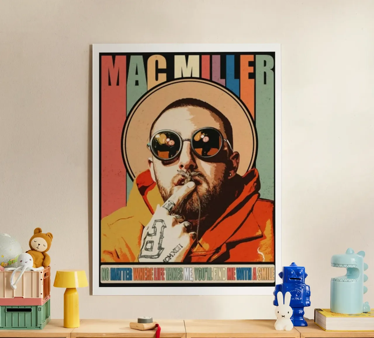 Diversión al estilo Mac Miller metacrilato de softseilish