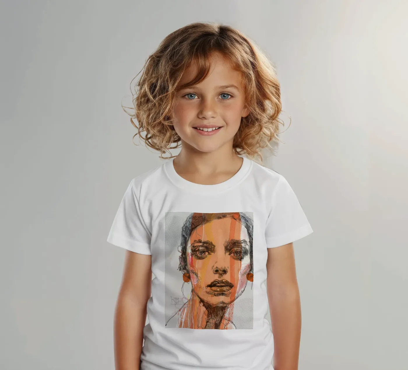 orange t-shirt bambini da Giulio Iurissevich