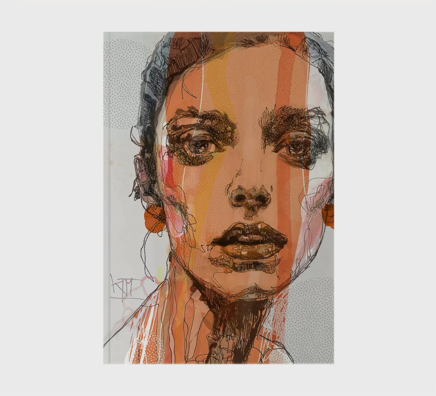 orange notebook by Giulio Iurissevich