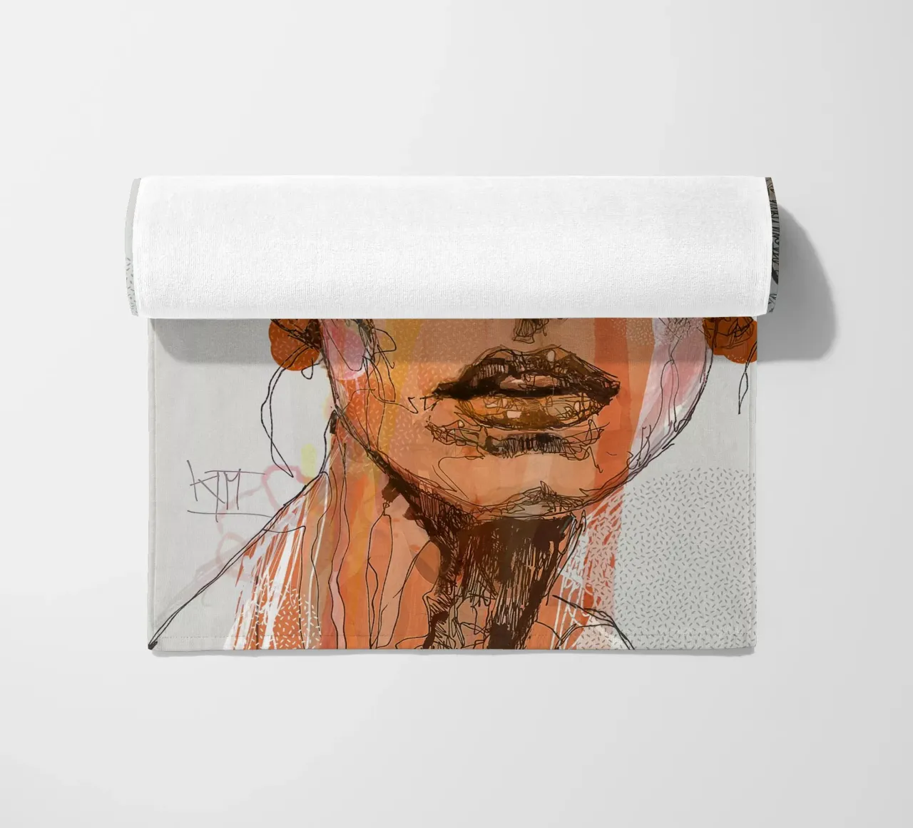 orange telo mare da Giulio Iurissevich