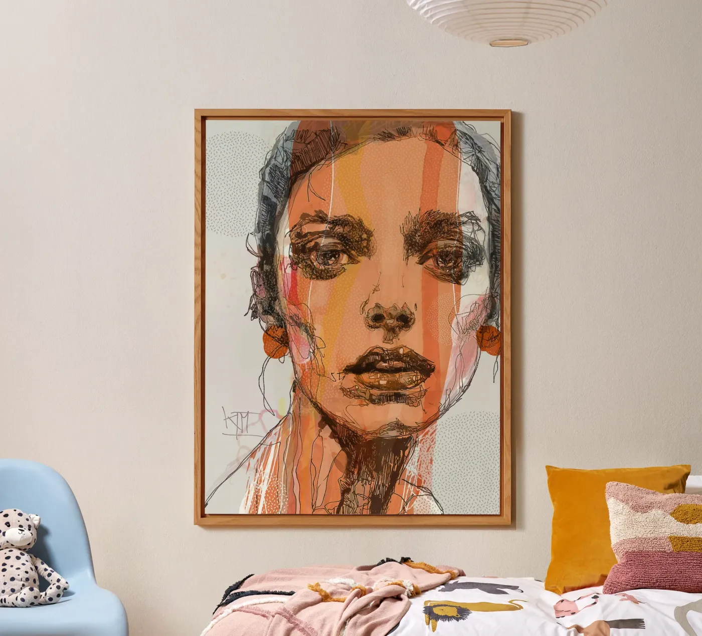 orange alluminio dibond da Giulio Iurissevich