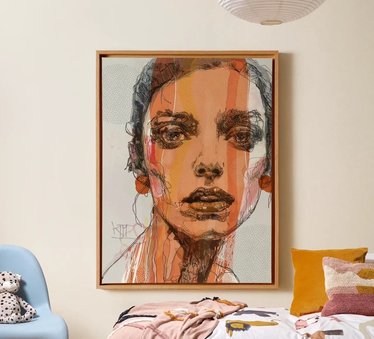 orange tela da Giulio Iurissevich