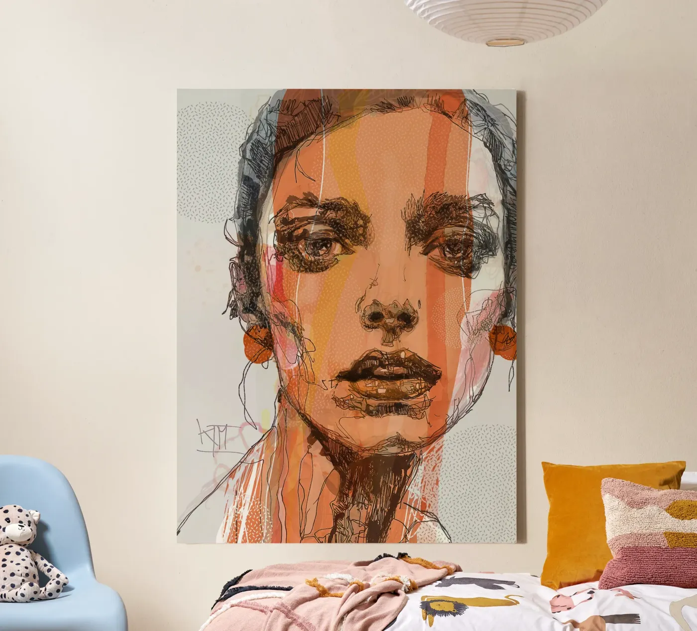 orange tela da Giulio Iurissevich