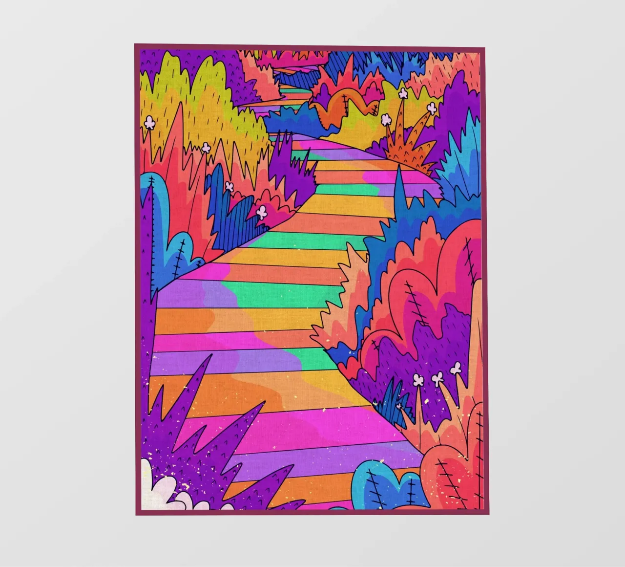 Un sentiero nel bosco telo in pvc da Ashley Studio