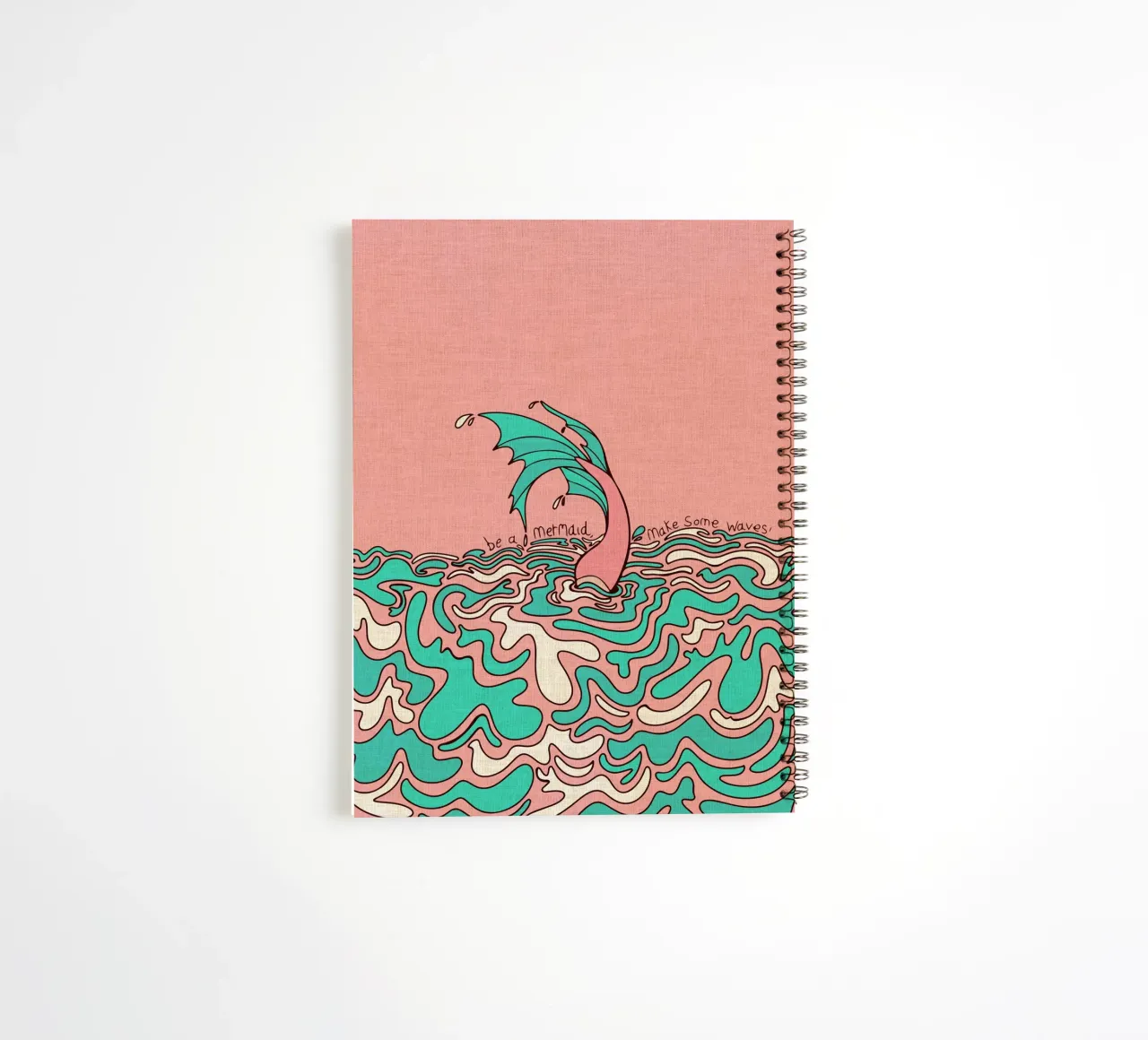 Be a mermaid spiral notebook by Ashley Studio