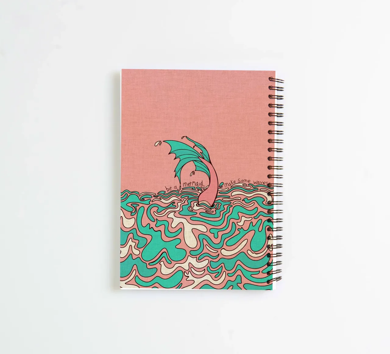 Be a mermaid spiral notebook by Ashley Studio