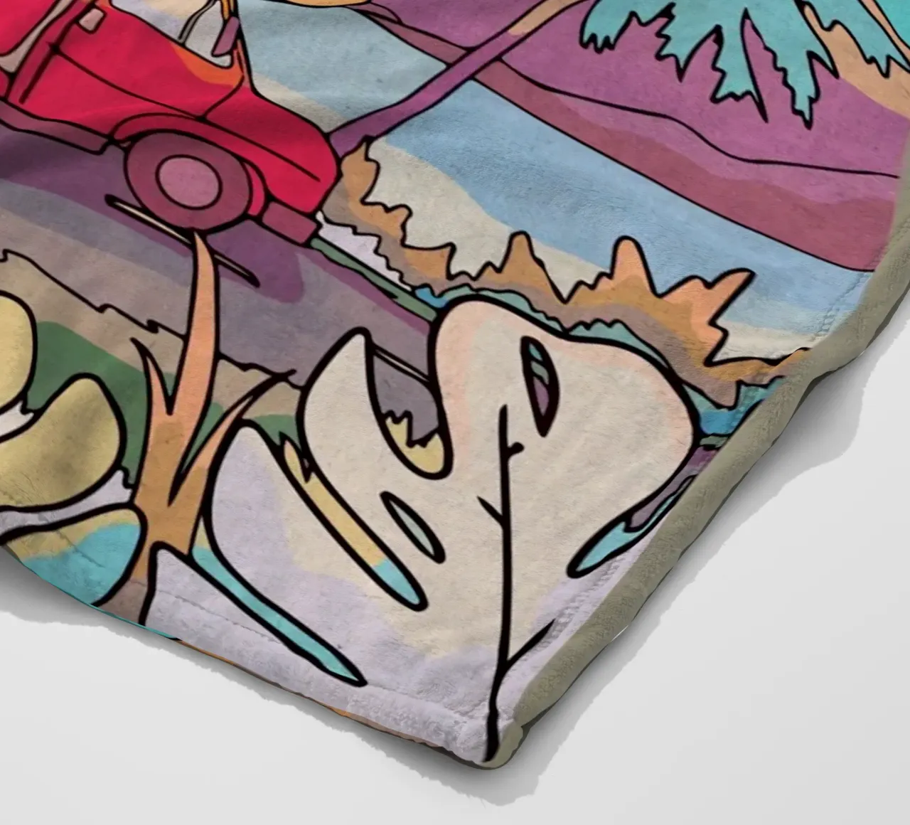 Viaggi in camper coperta in pile da Ashley Studio