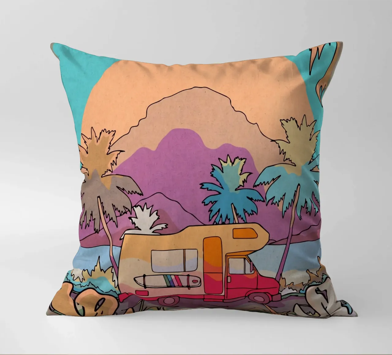Viaggi in camper cuscino da Ashley Studio