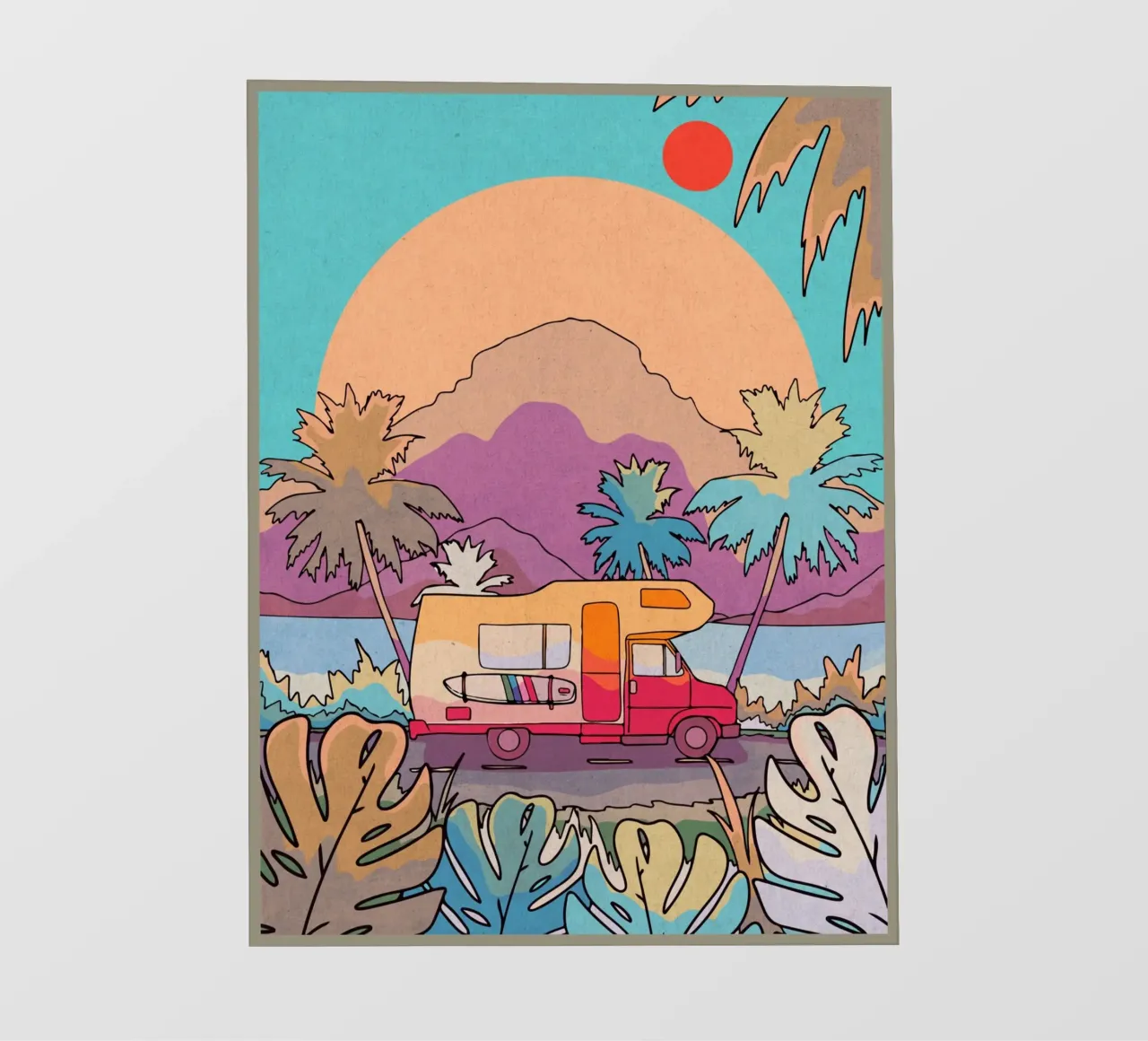 Viaggi in camper telo in pvc da Ashley Studio