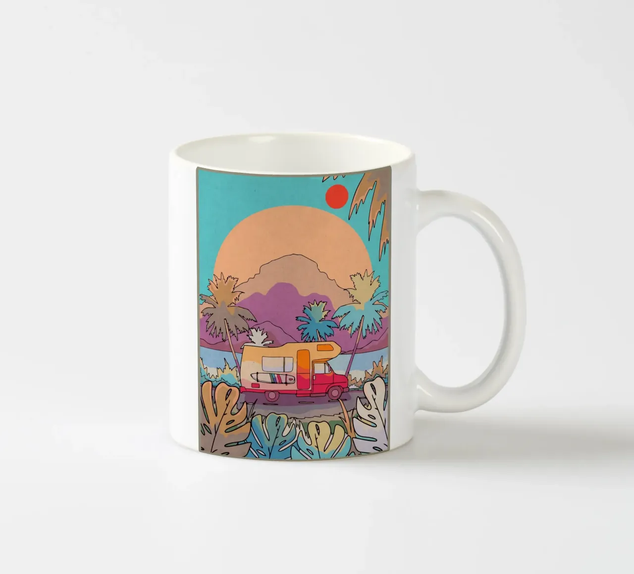 Viaggi in camper tazza in ceramica da Ashley Studio