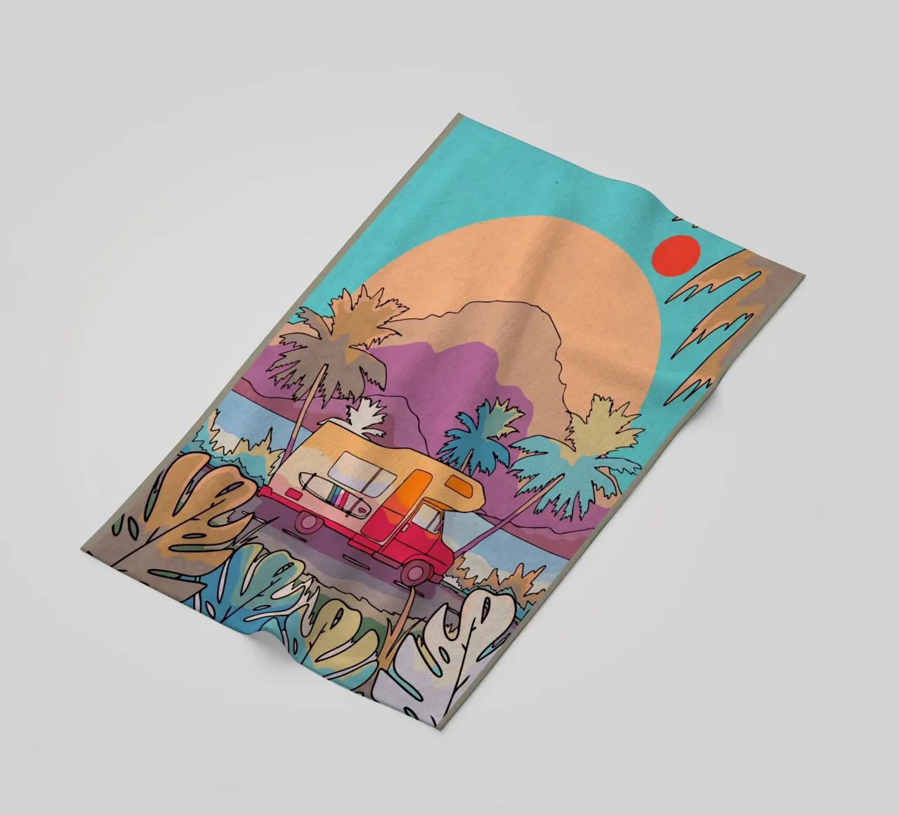 Viaggi in camper telo mare da Ashley Studio