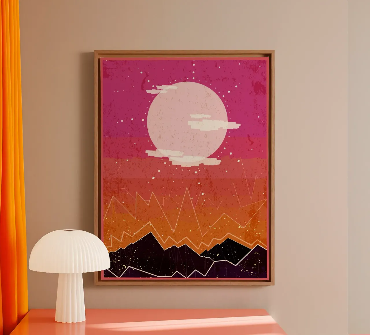 Sterrenbeeld canvas van Ashley Studio