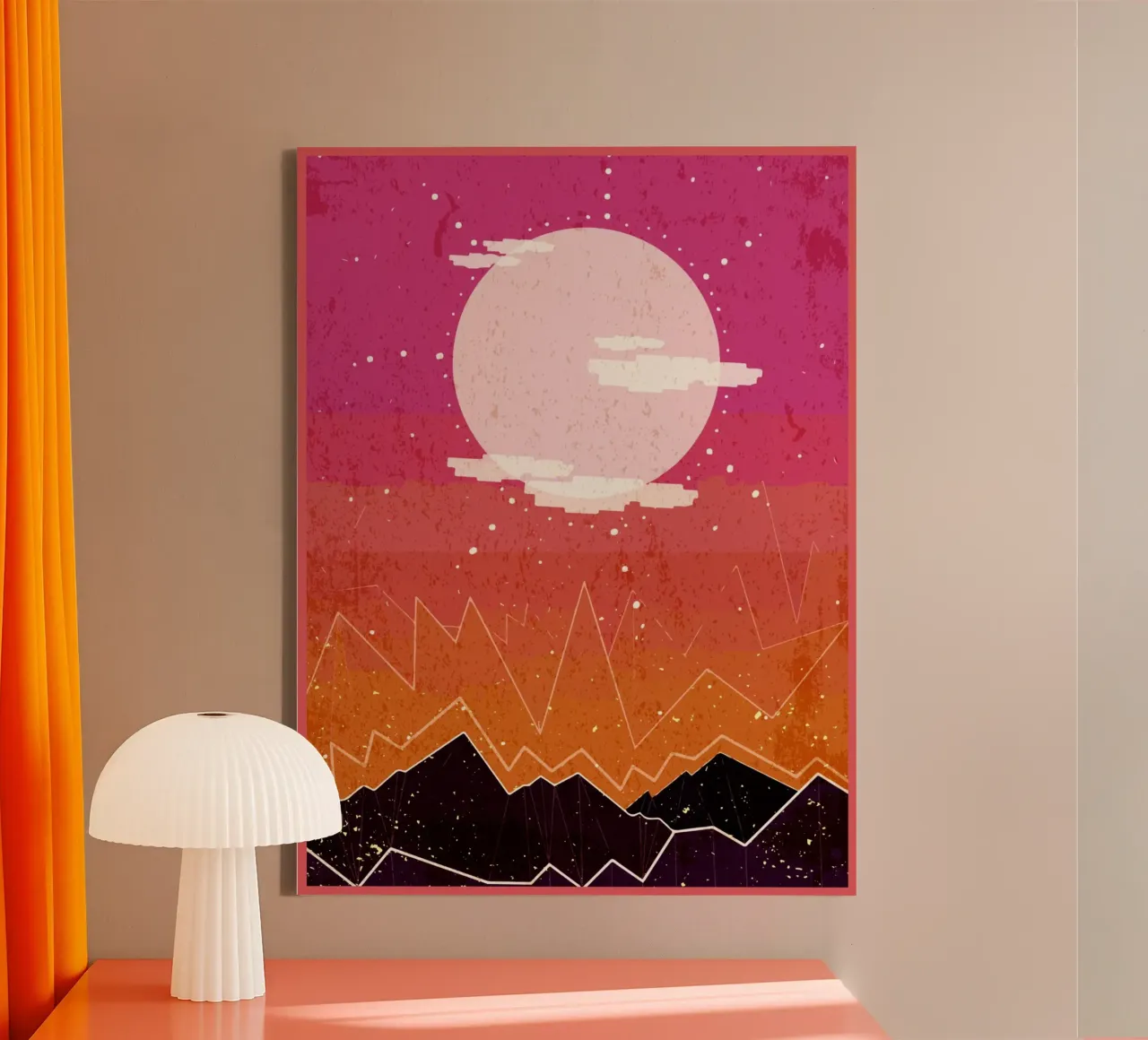 Sterrenbeeld canvas van Ashley Studio
