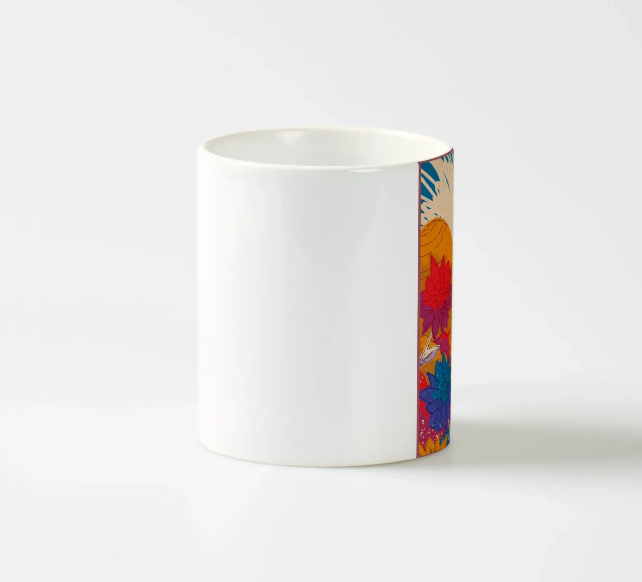 Flower hills ceramic mug by Ashley Studio