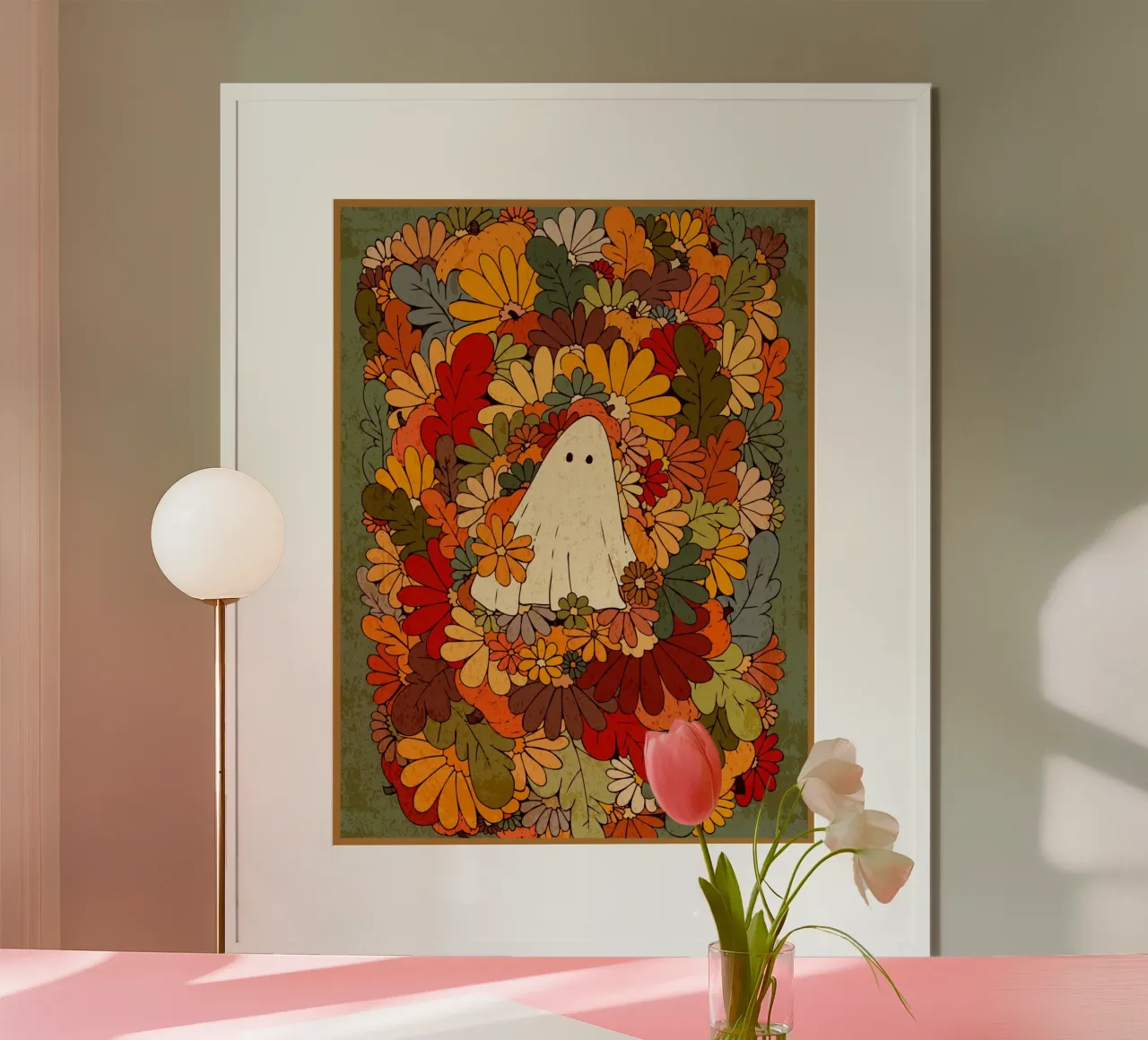 Fantasma e fiori carta hahnemühle da Ashley Studio