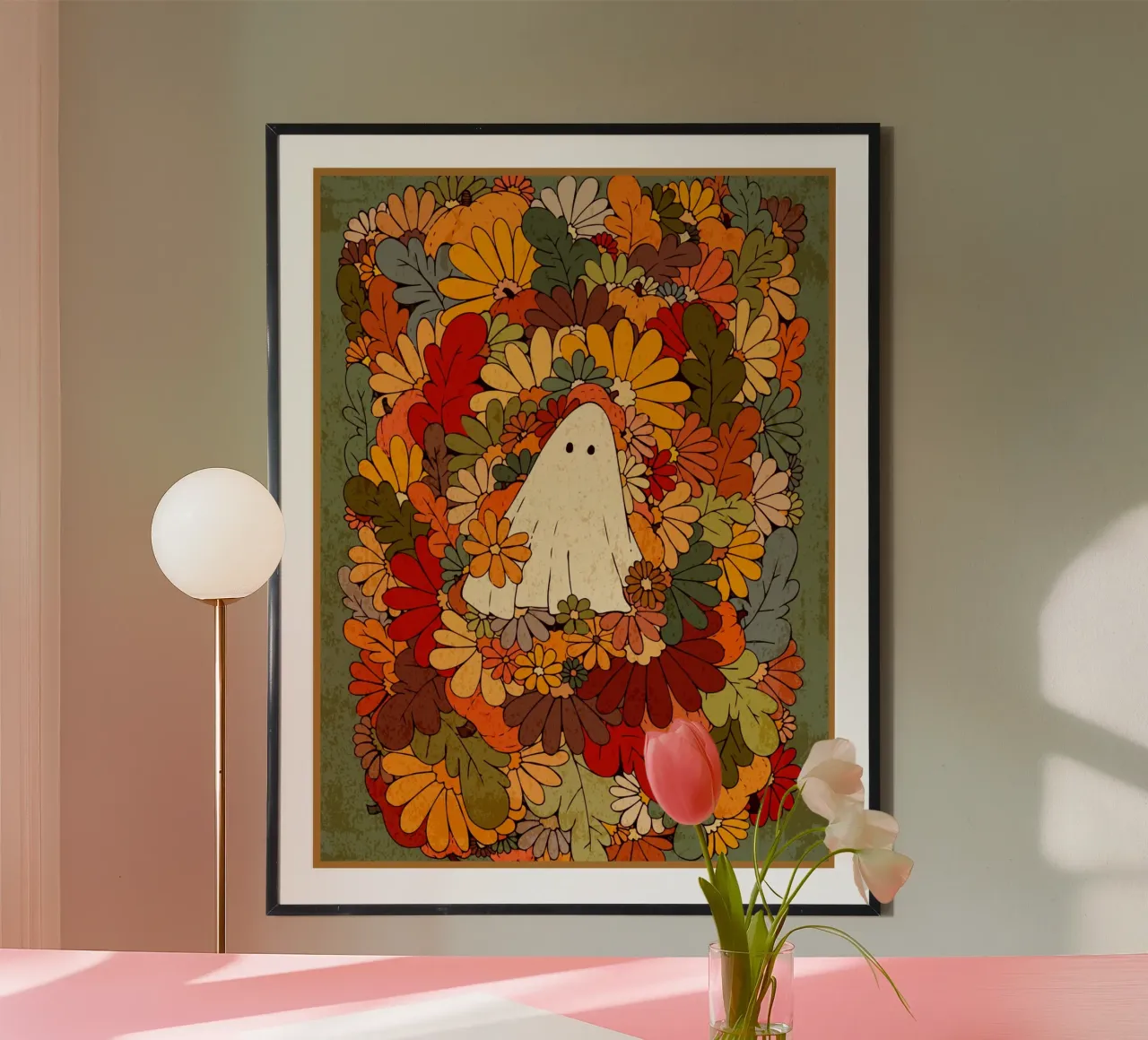 Fantasma e fiori carta hahnemühle da Ashley Studio