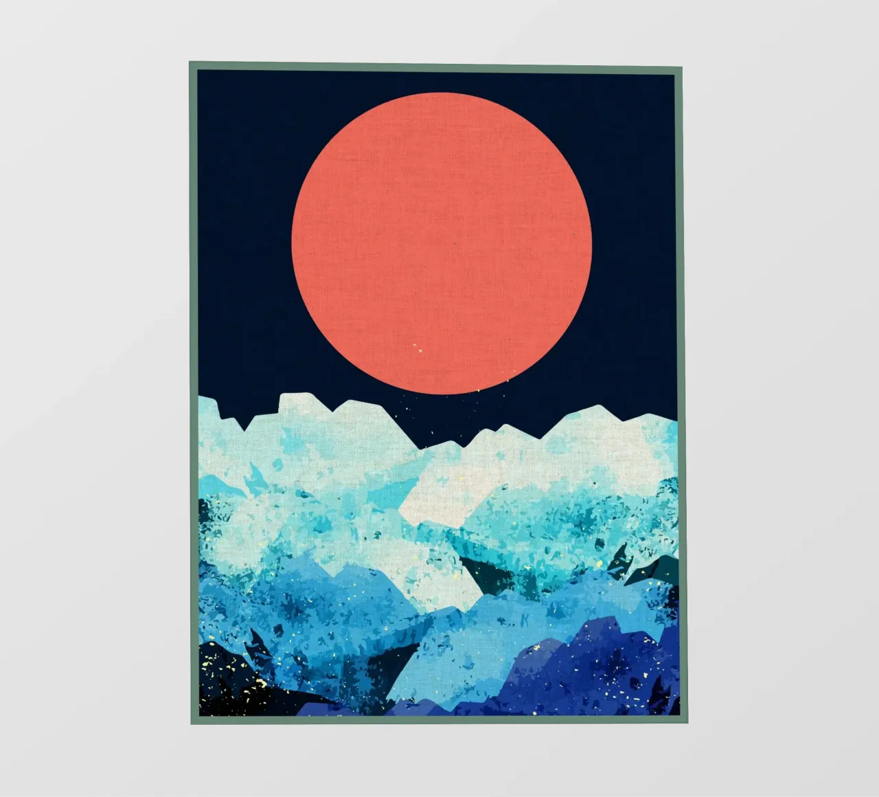 Un mare freddo di primavera telo in pvc da Ashley Studio