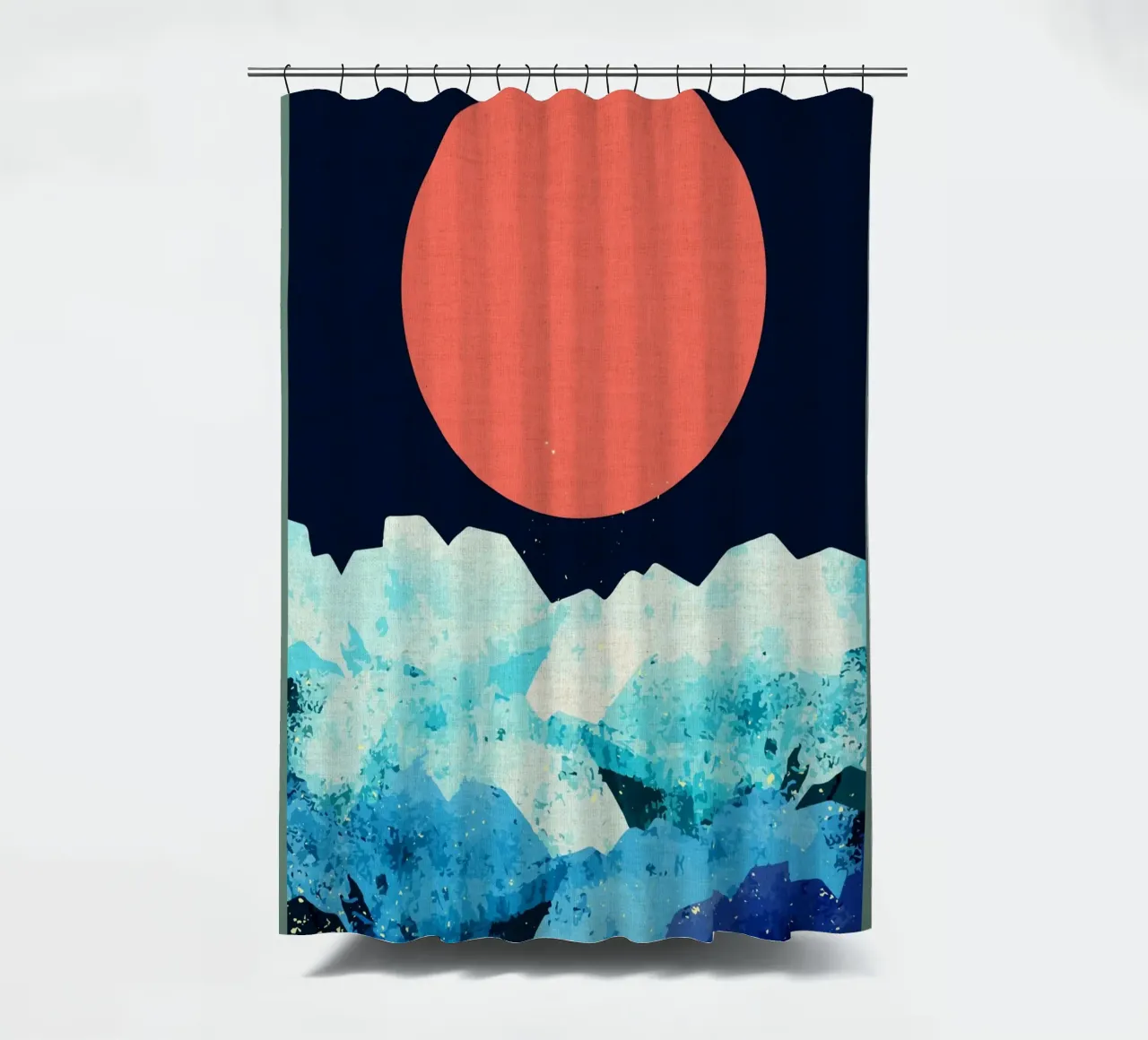 Un mare freddo di primavera tenda da doccia da Ashley Studio