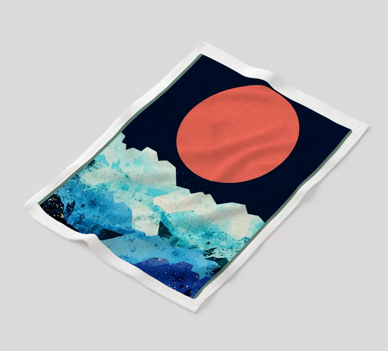 Un mare freddo di primavera coperta in pile da Ashley Studio