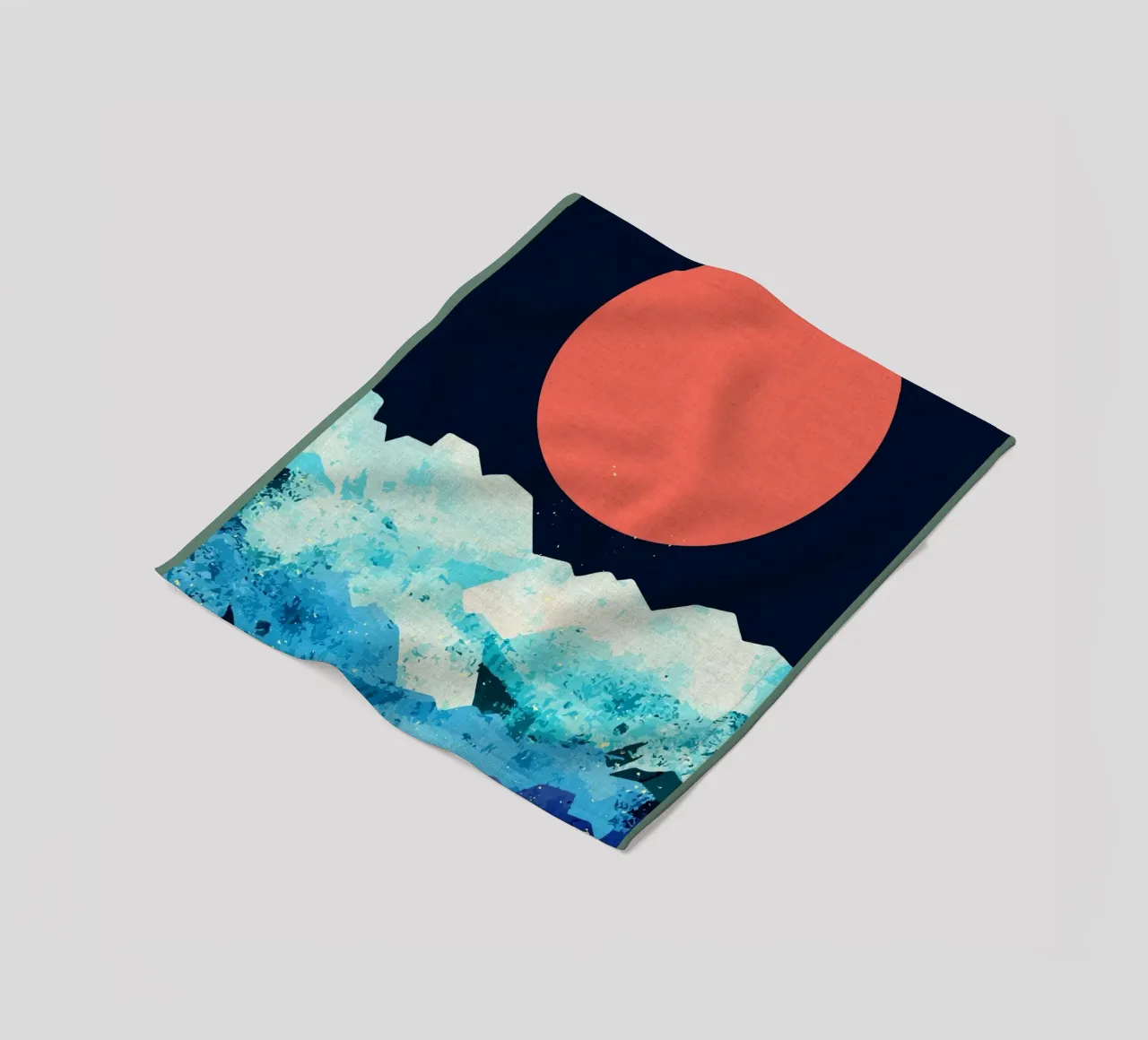 Un mare freddo di primavera coperta in pile da Ashley Studio
