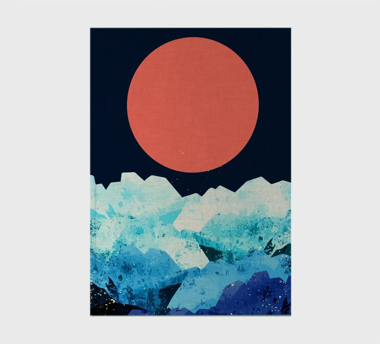 A cold spring's sea notebook by Ashley Studio