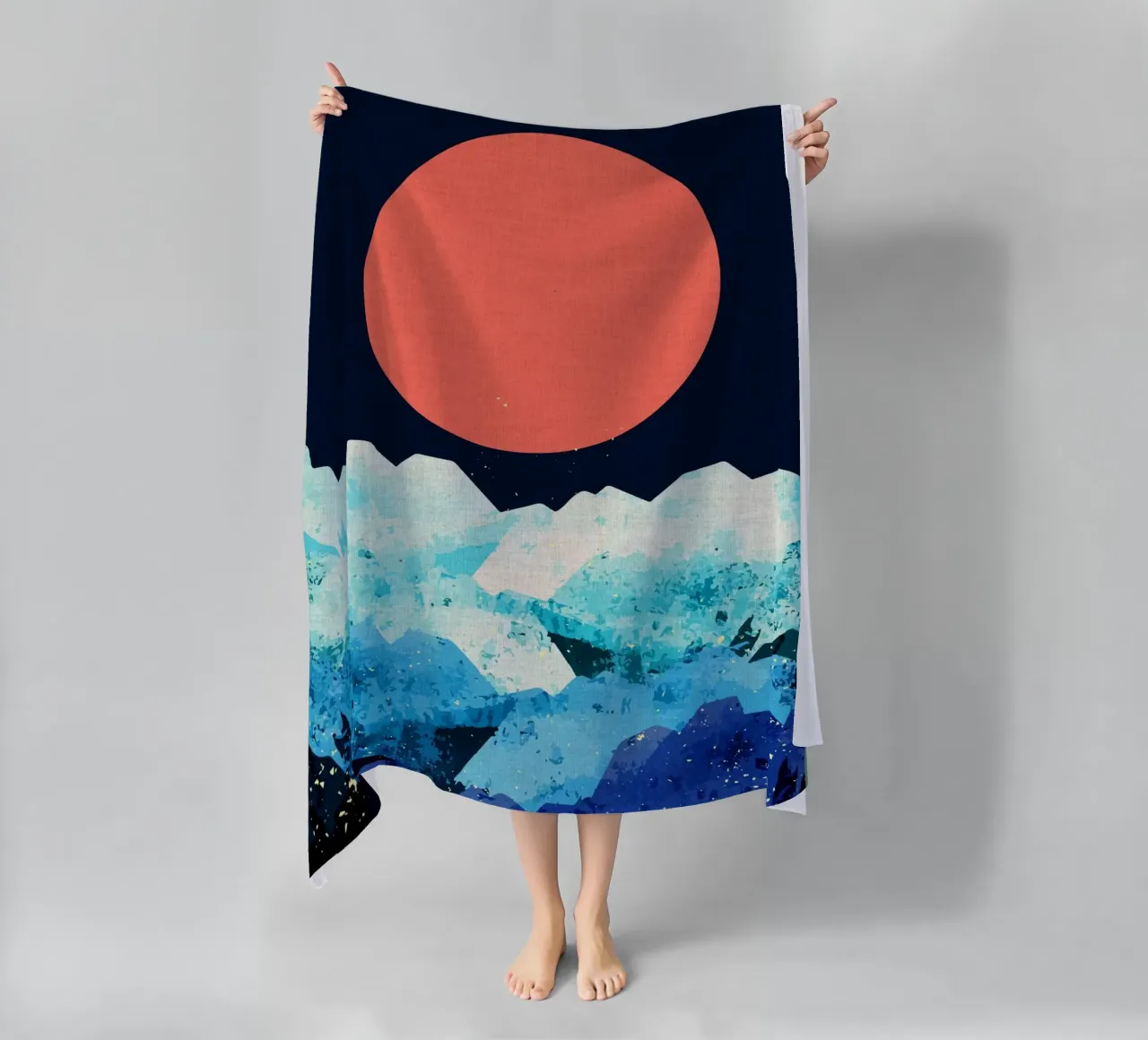 Un mare freddo di primavera telo mare da Ashley Studio