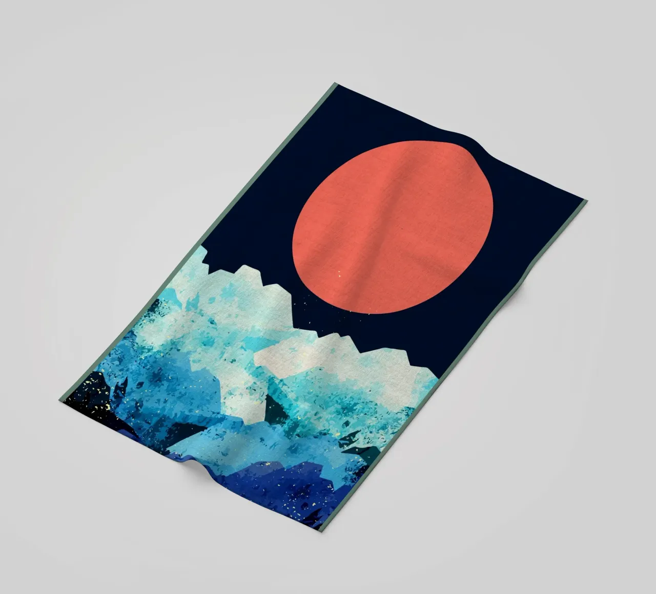 Un mare freddo di primavera telo mare da Ashley Studio