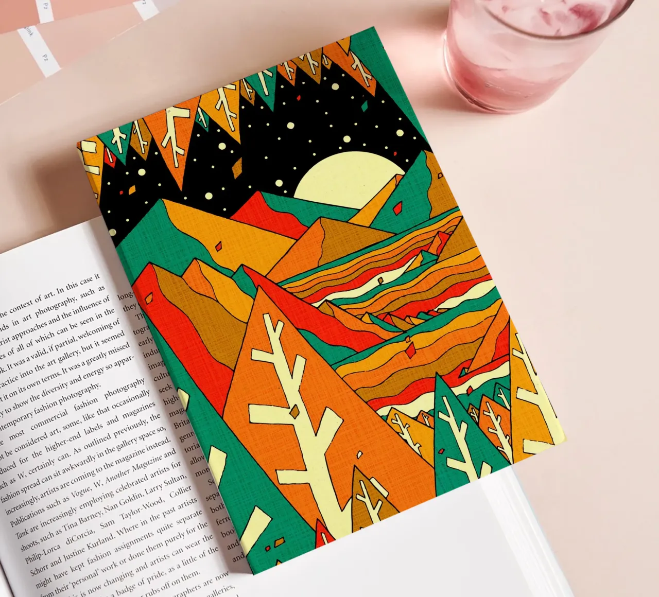 Lakes and trees notebook by GaryStudio