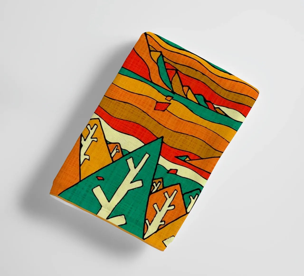 Lakes and trees towel by GaryStudio