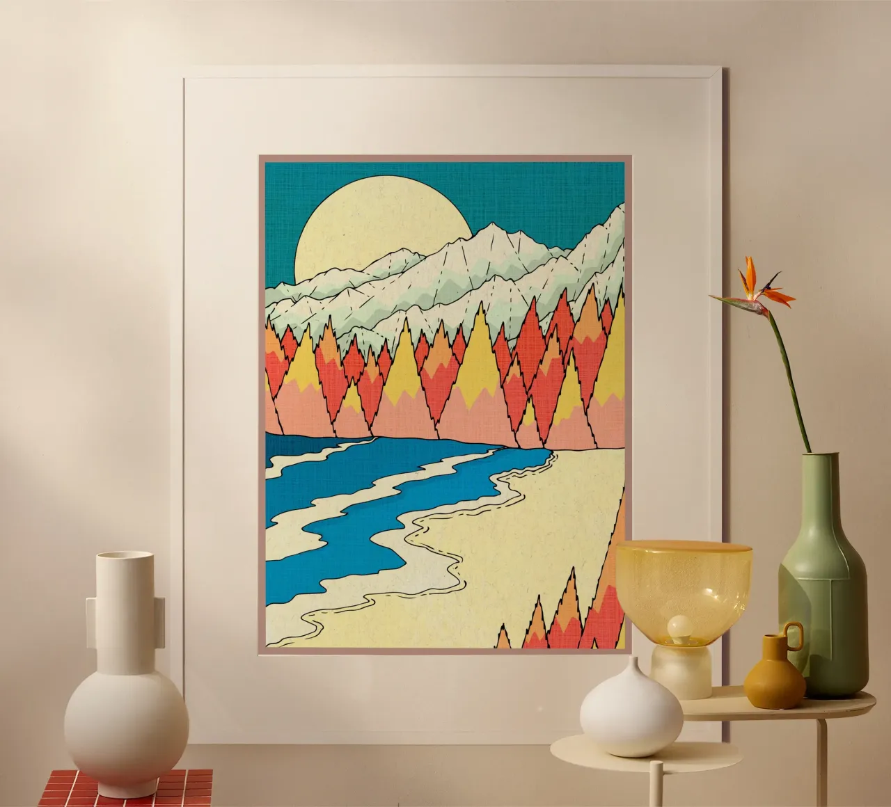 Spiaggia di montagna carta hahnemühle da GaryStudio