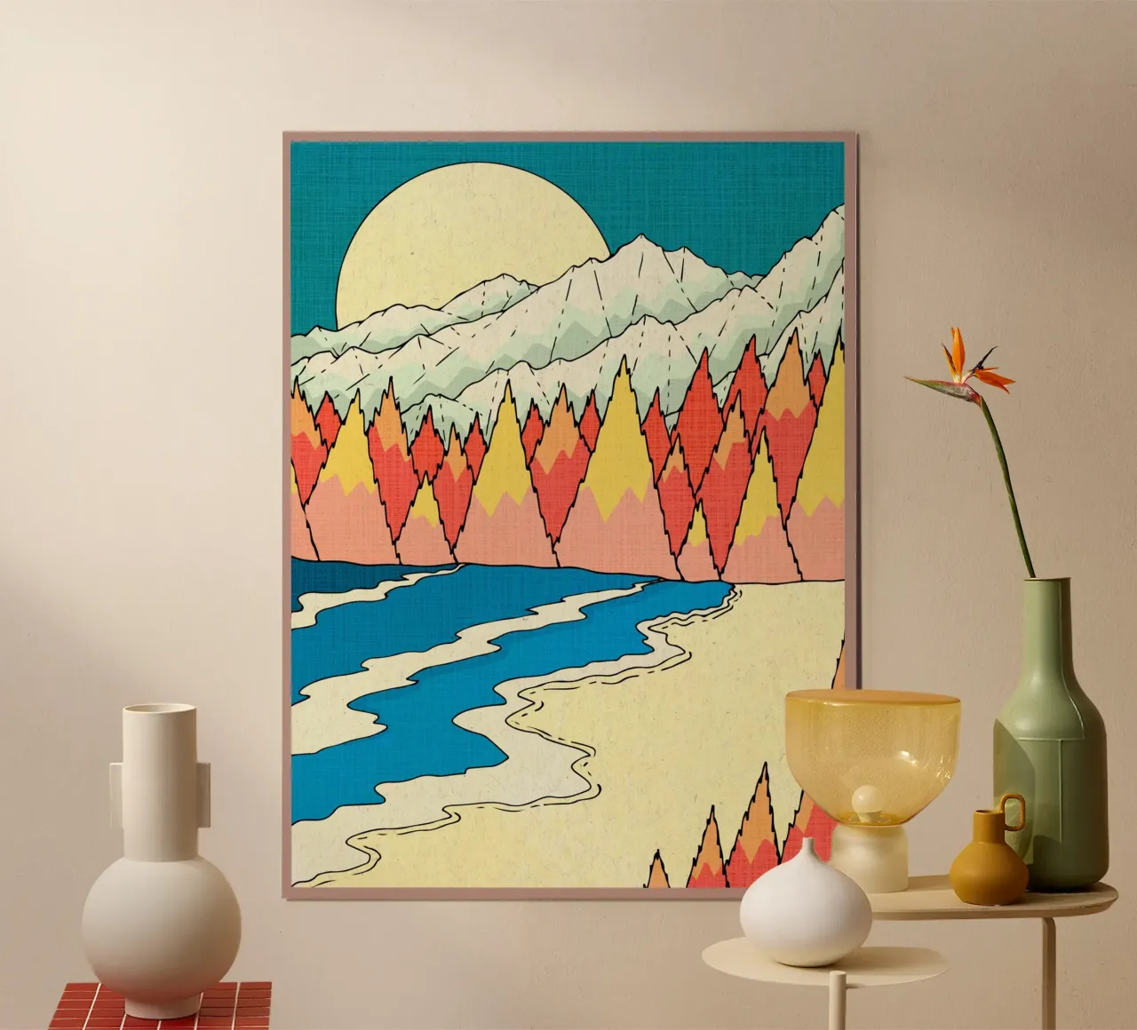 Spiaggia di montagna carta hahnemühle da GaryStudio