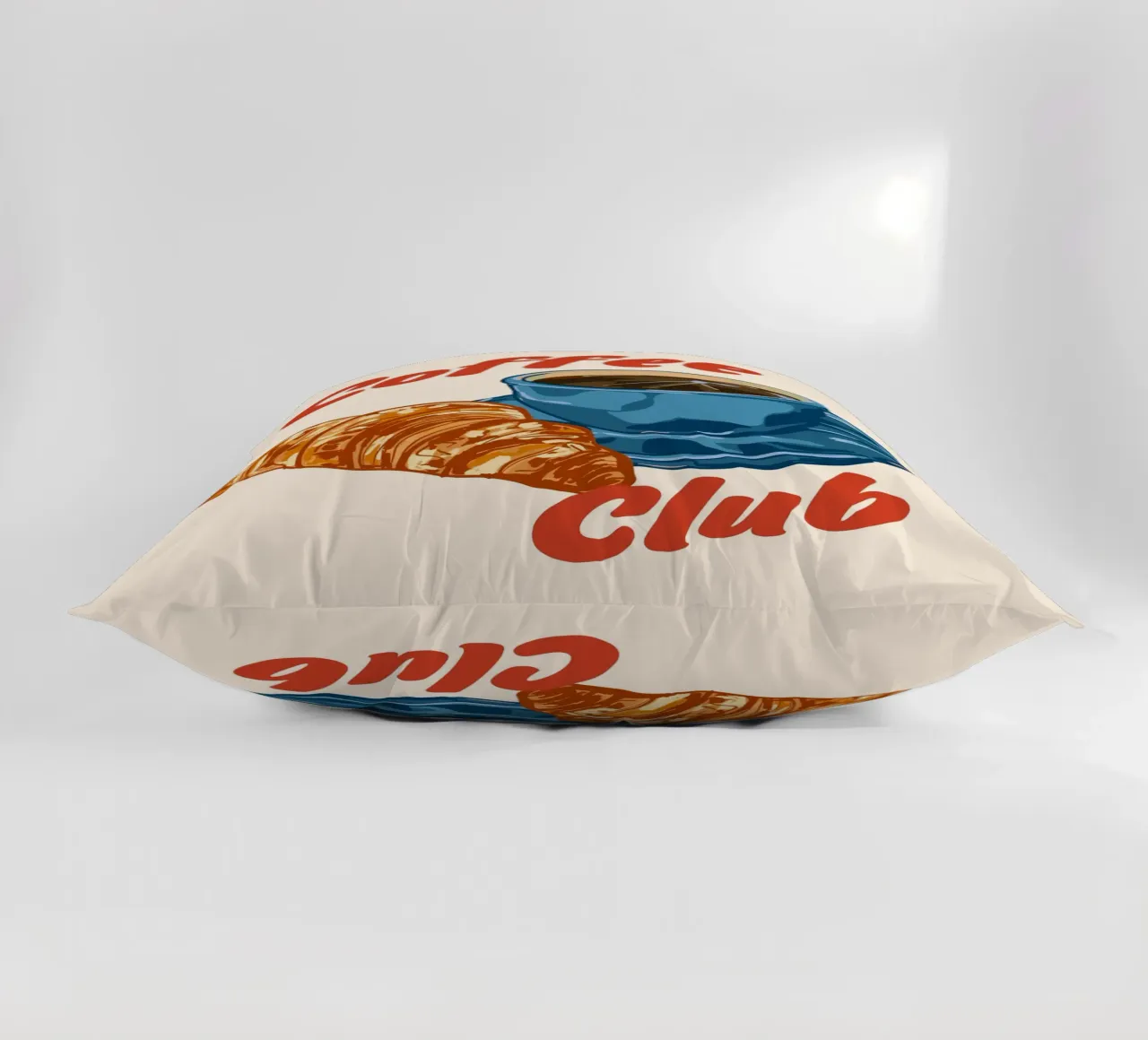 Coffee Club – Espresso & Croissant cuscino da EDMPROJECT