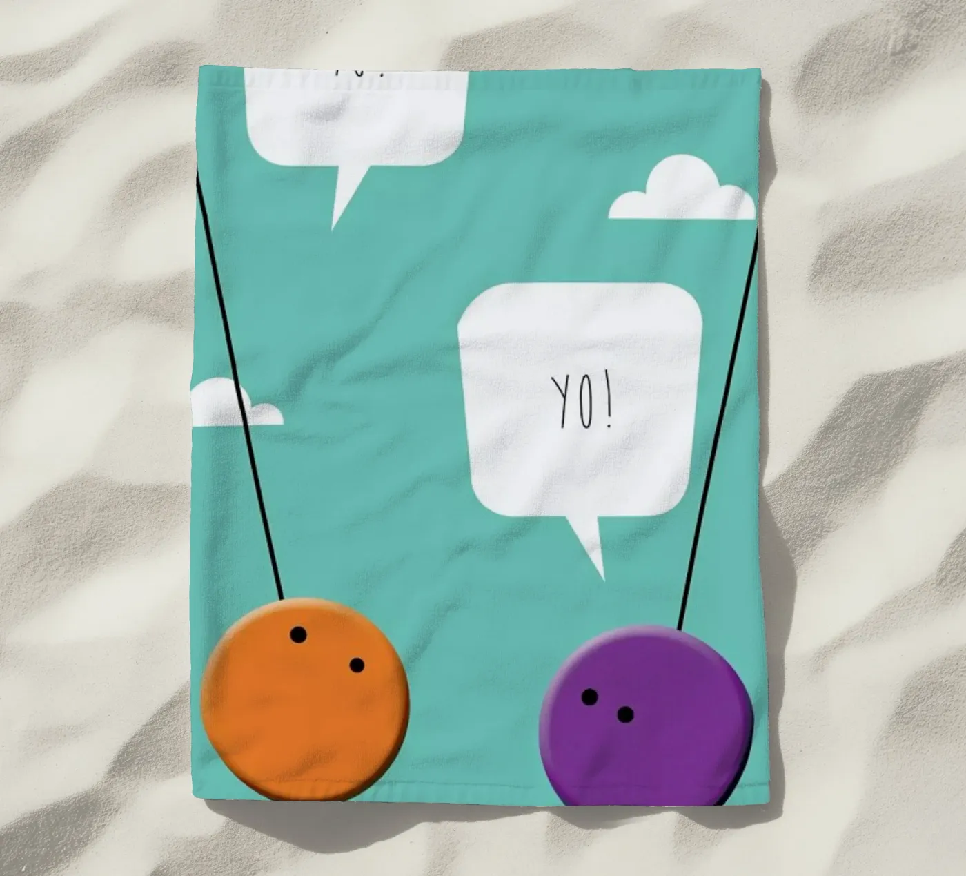 YoYo strandhanddoek van Trabolt Design