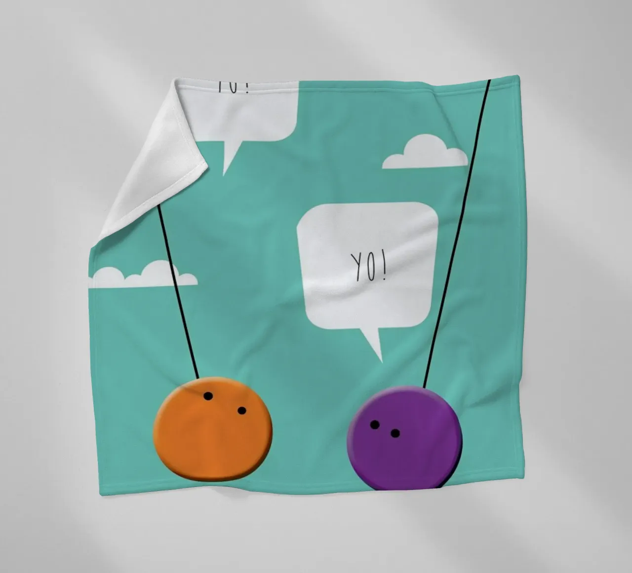 YoYo Fleecedecke von Trabolt Design