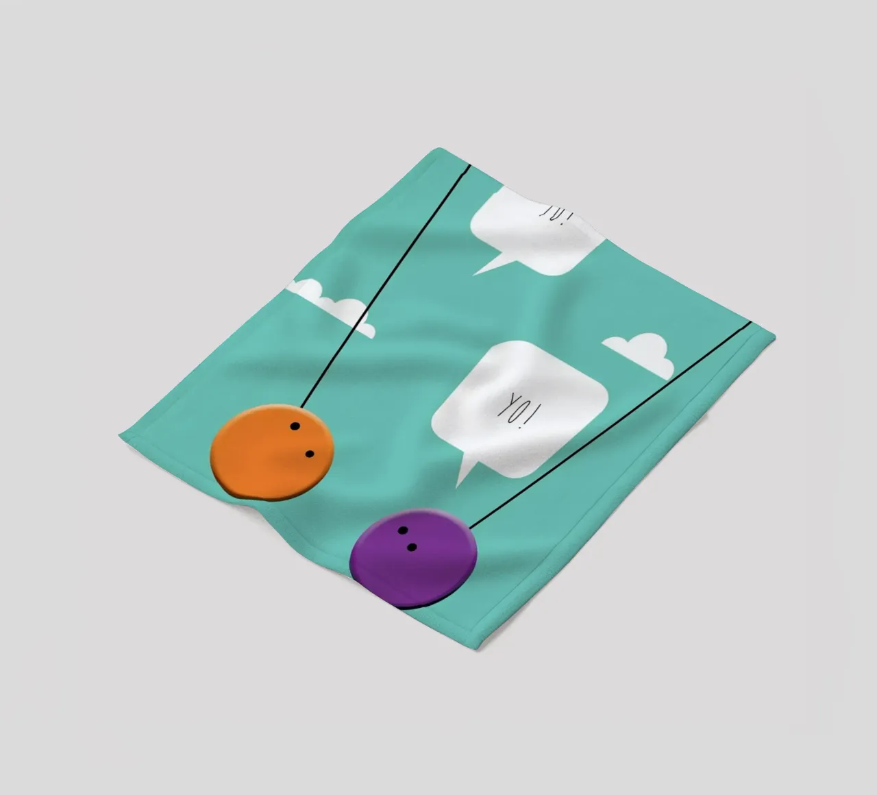 YoYo Fleecedecke von Trabolt Design