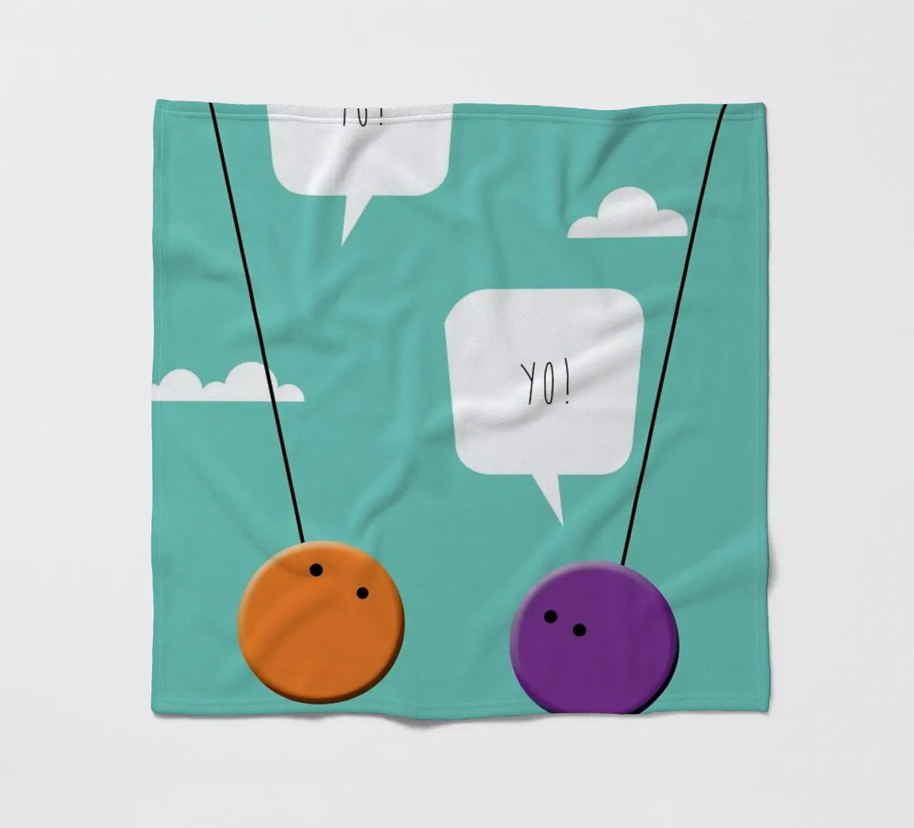 YoYo Fleecedecke von Trabolt Design