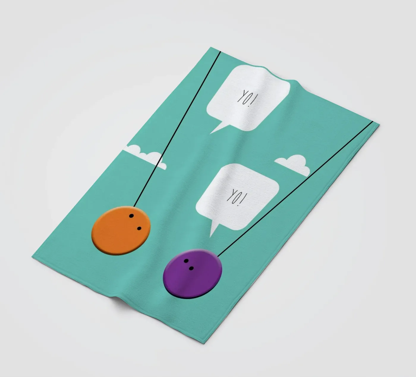 YoYo Fleecedecke von Trabolt Design