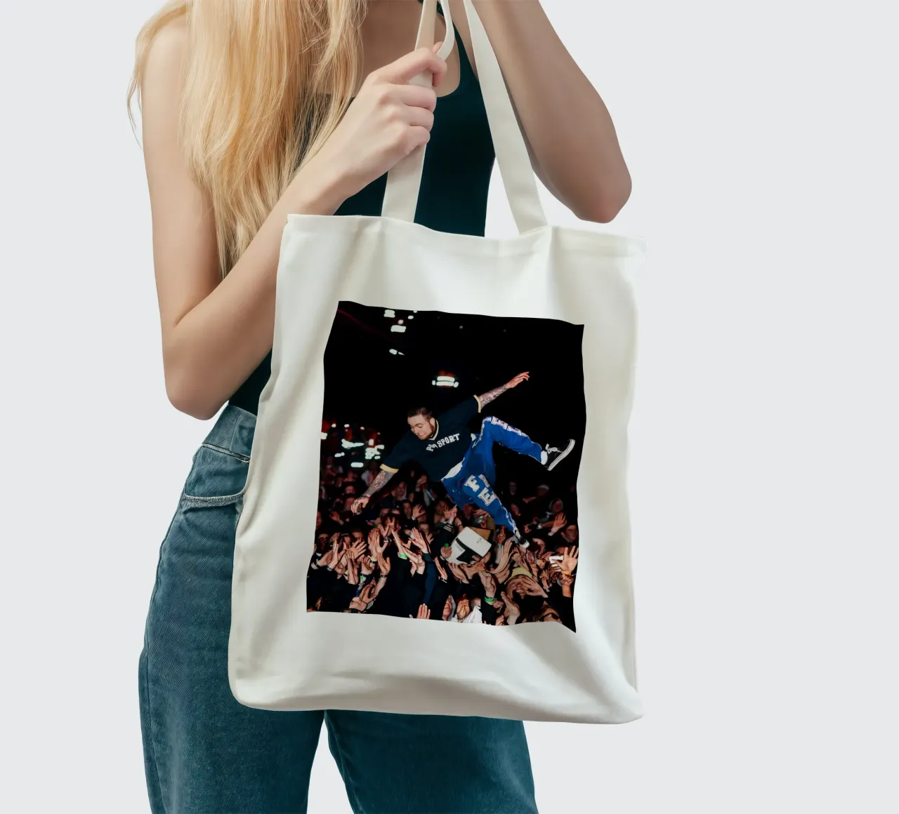 Concerto di salto in alto Mac Miller borsa in juta da softseilish