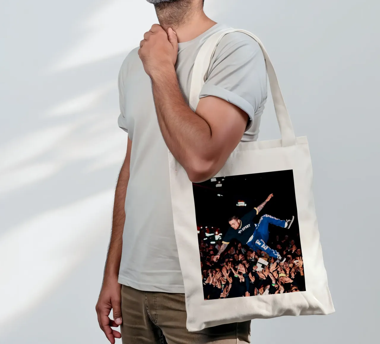 Concerto di salto in alto Mac Miller borsa in juta da softseilish