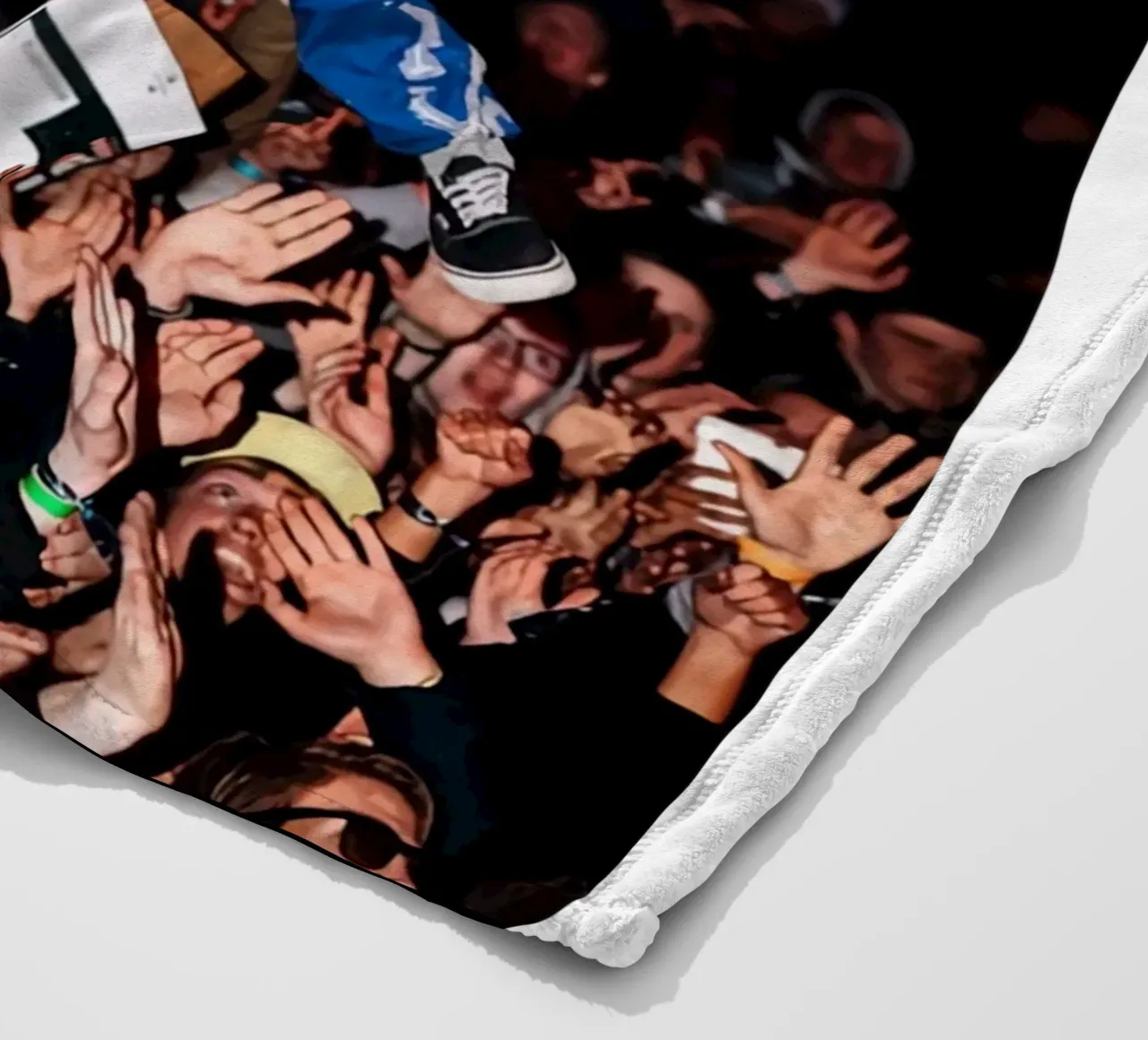 Concerto di salto in alto Mac Miller coperta in pile da softseilish