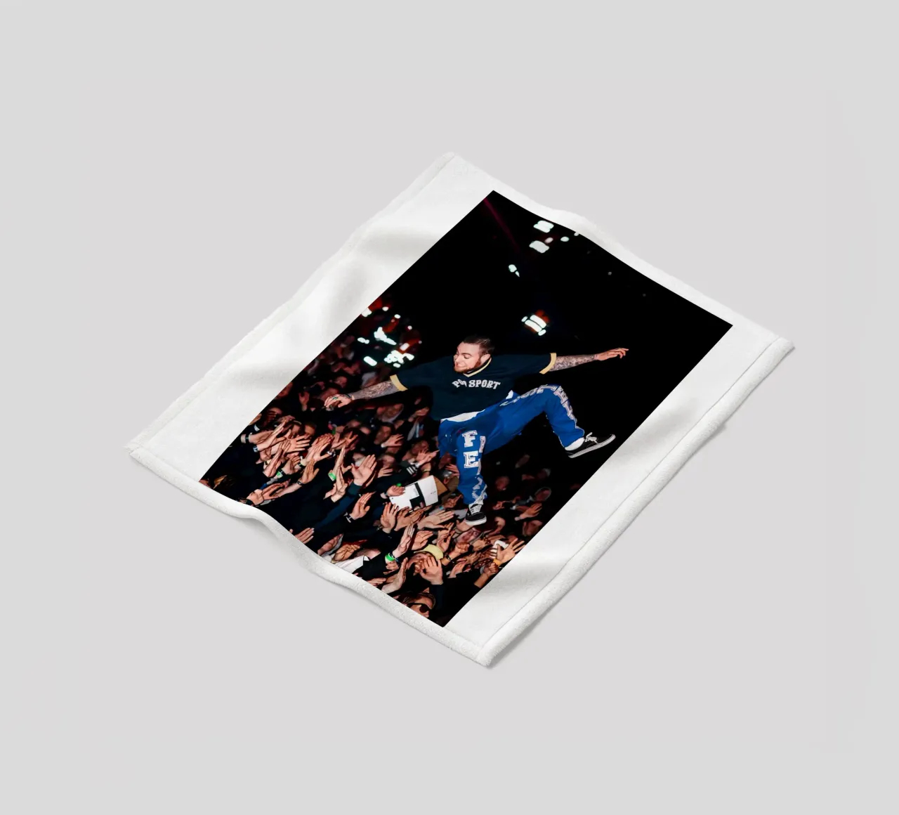 Concerto di salto in alto Mac Miller coperta in pile da softseilish