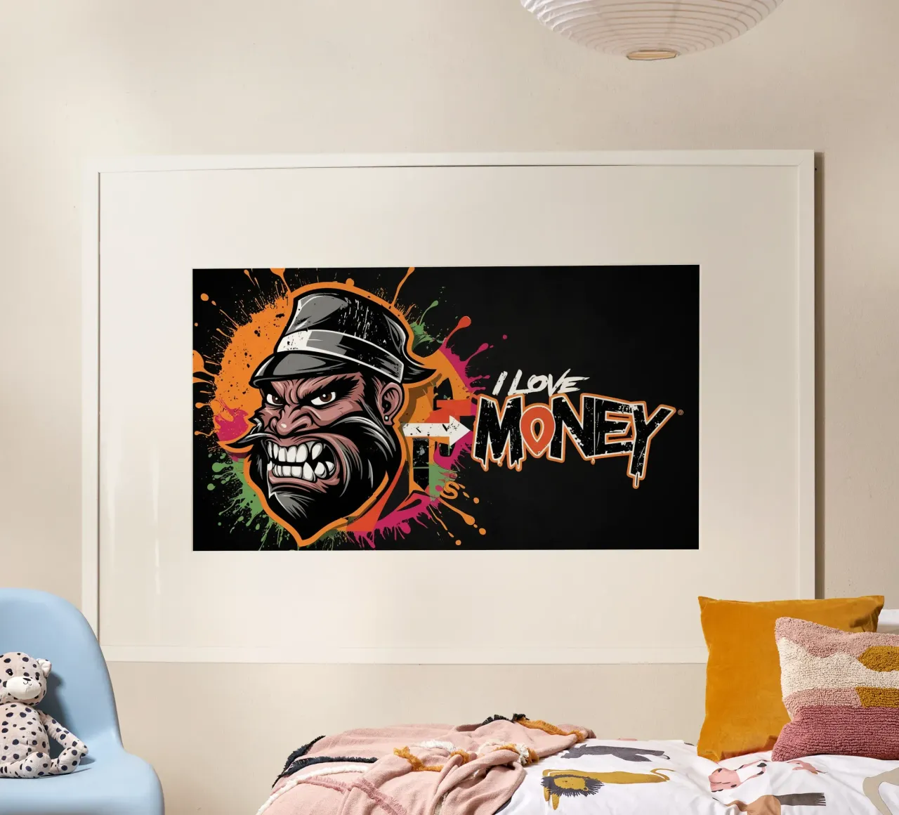Jeff Buckley poster con telaio in alluminio da detupngentup