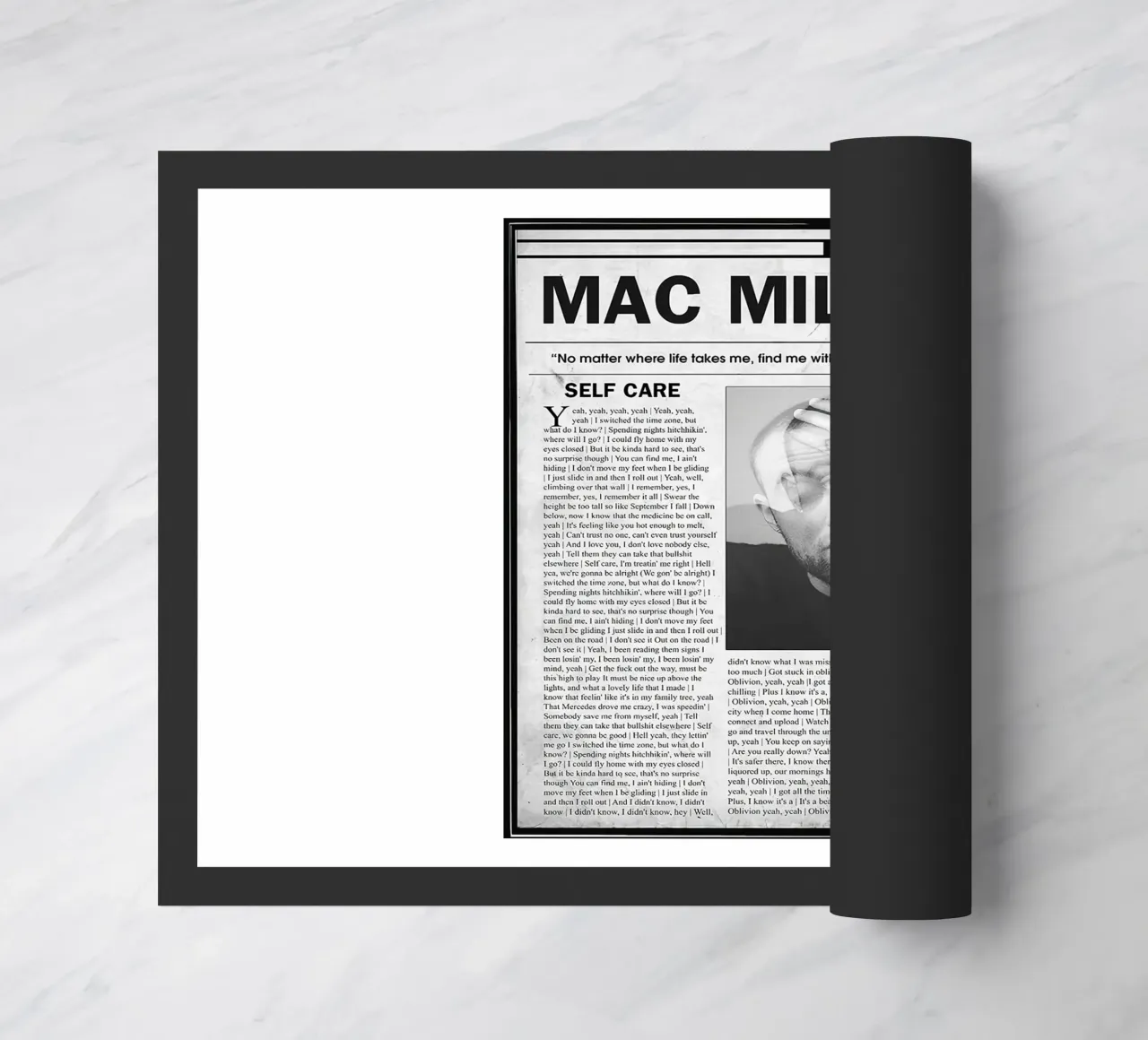 Cura di sé Mac Miller Giornale zerbino da softseilish
