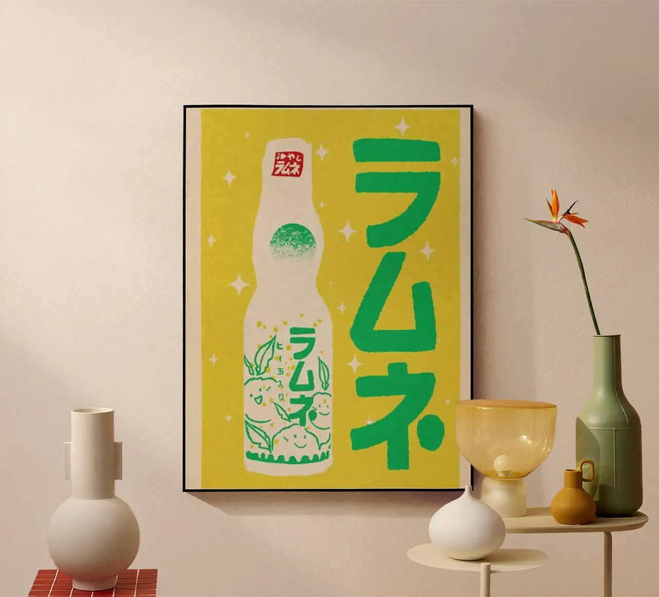 Ramune Yuzu plexiglass da Cocktail Drink