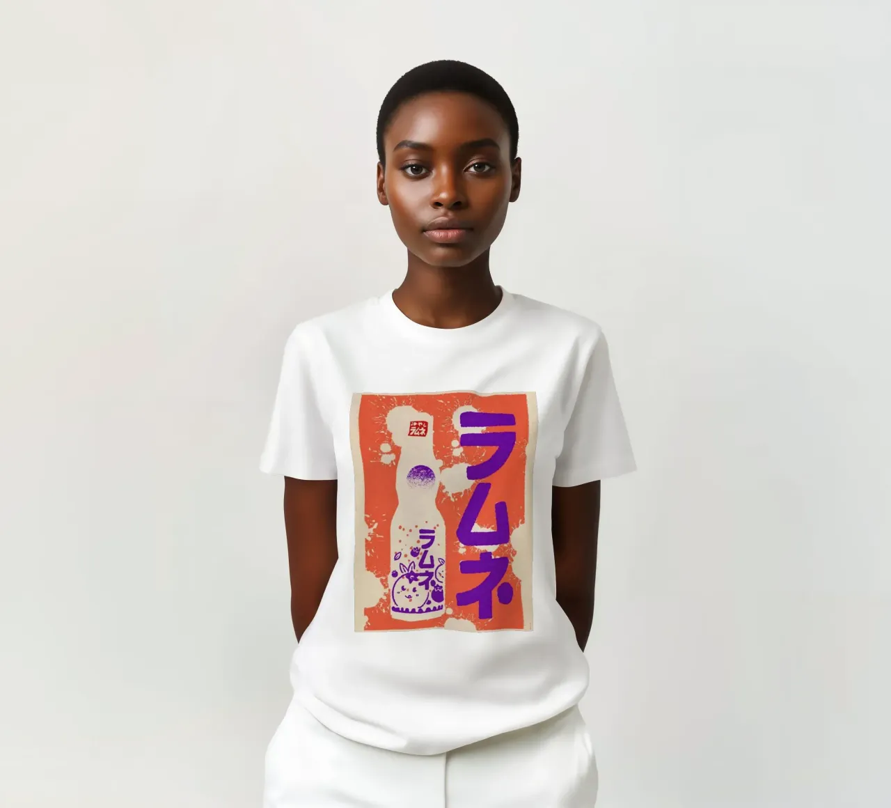 Limonata di mirtilli Ramune t-shirt da Cocktail Drink