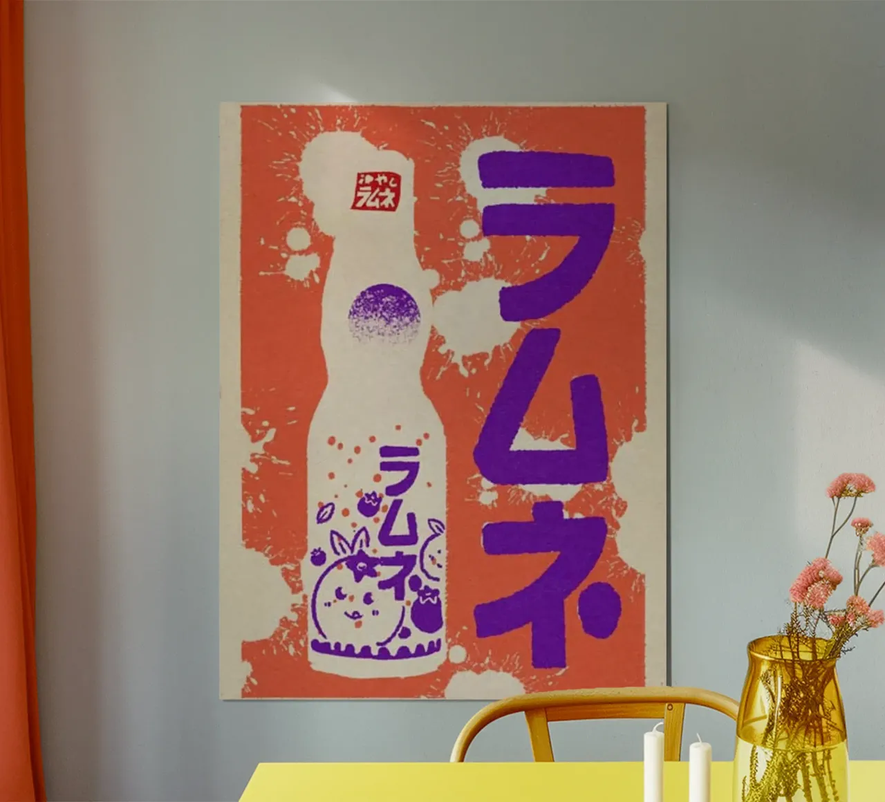 Limonata di mirtilli Ramune carta hahnemühle da Cocktail Drink