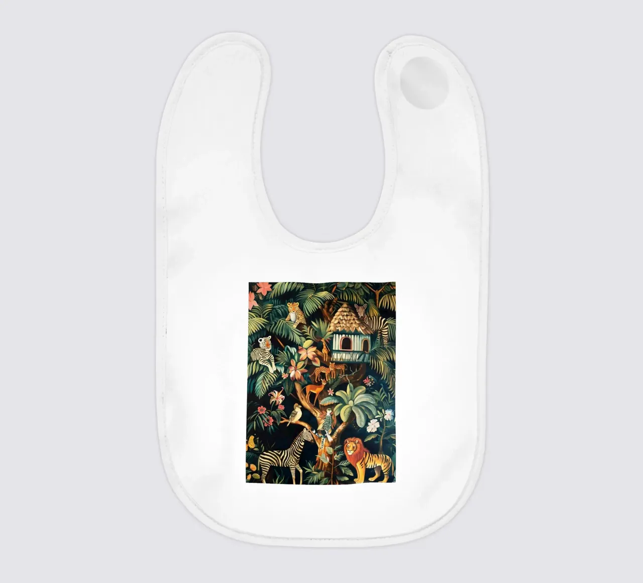 natural habitat for animals baby bib by taylor shop