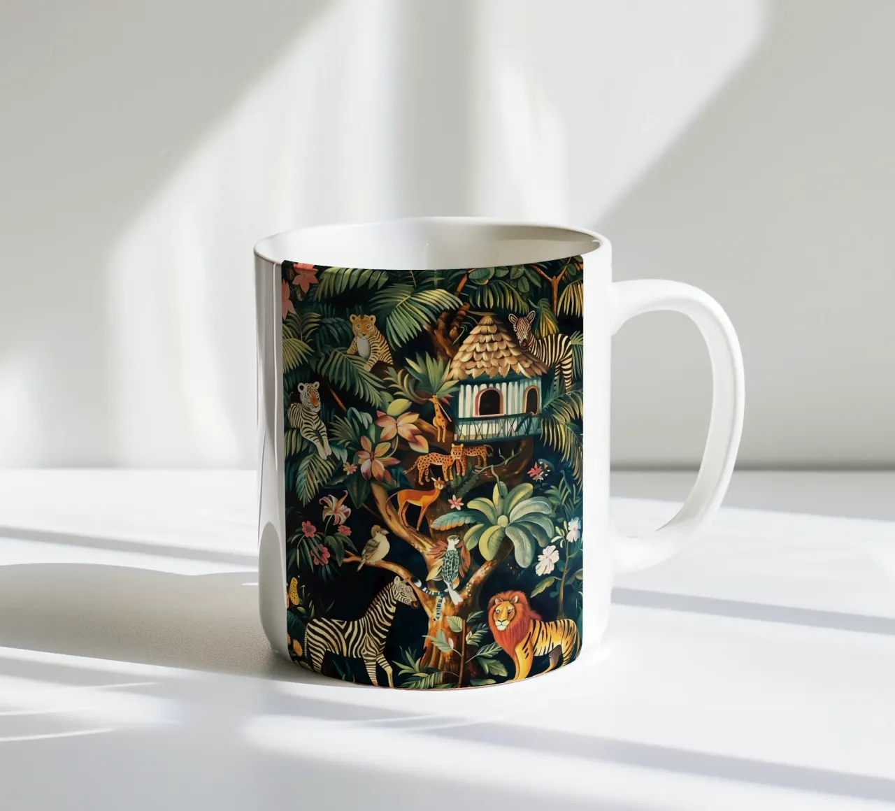 natürlicher Lebensraum für Tiere Keramik Tasse von taylor shop